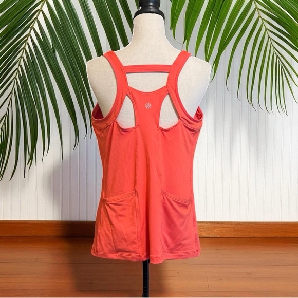 Athleta Coral Built-In Bra Racerback Tank Top - XL - Picture 3 of 15